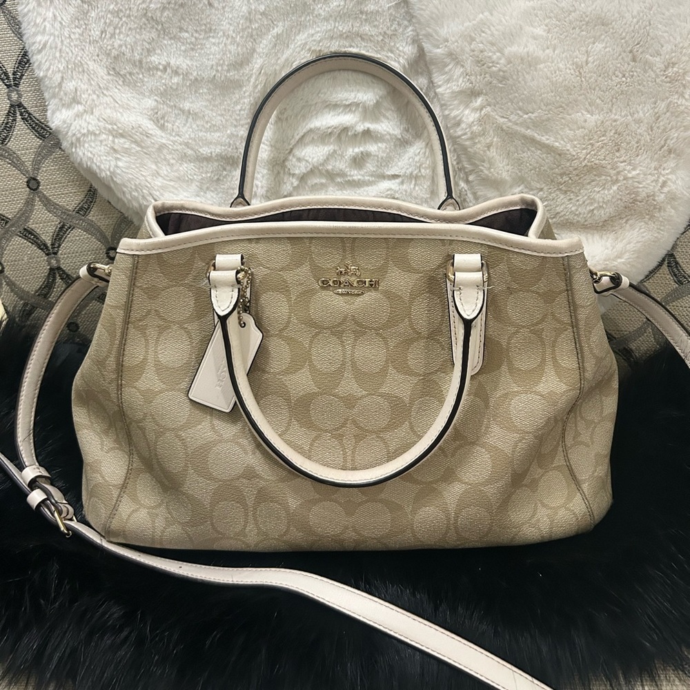 Carryall Block Signature Canvas COACH